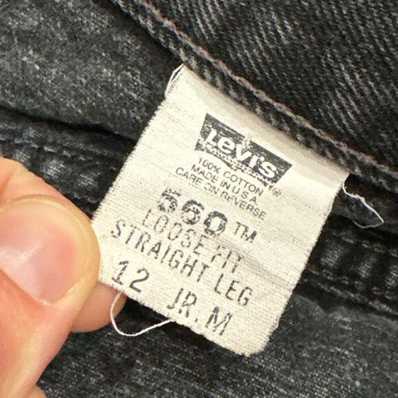 Levis vintage cutoff 560 shorts size 12 - Picture 4 of 7